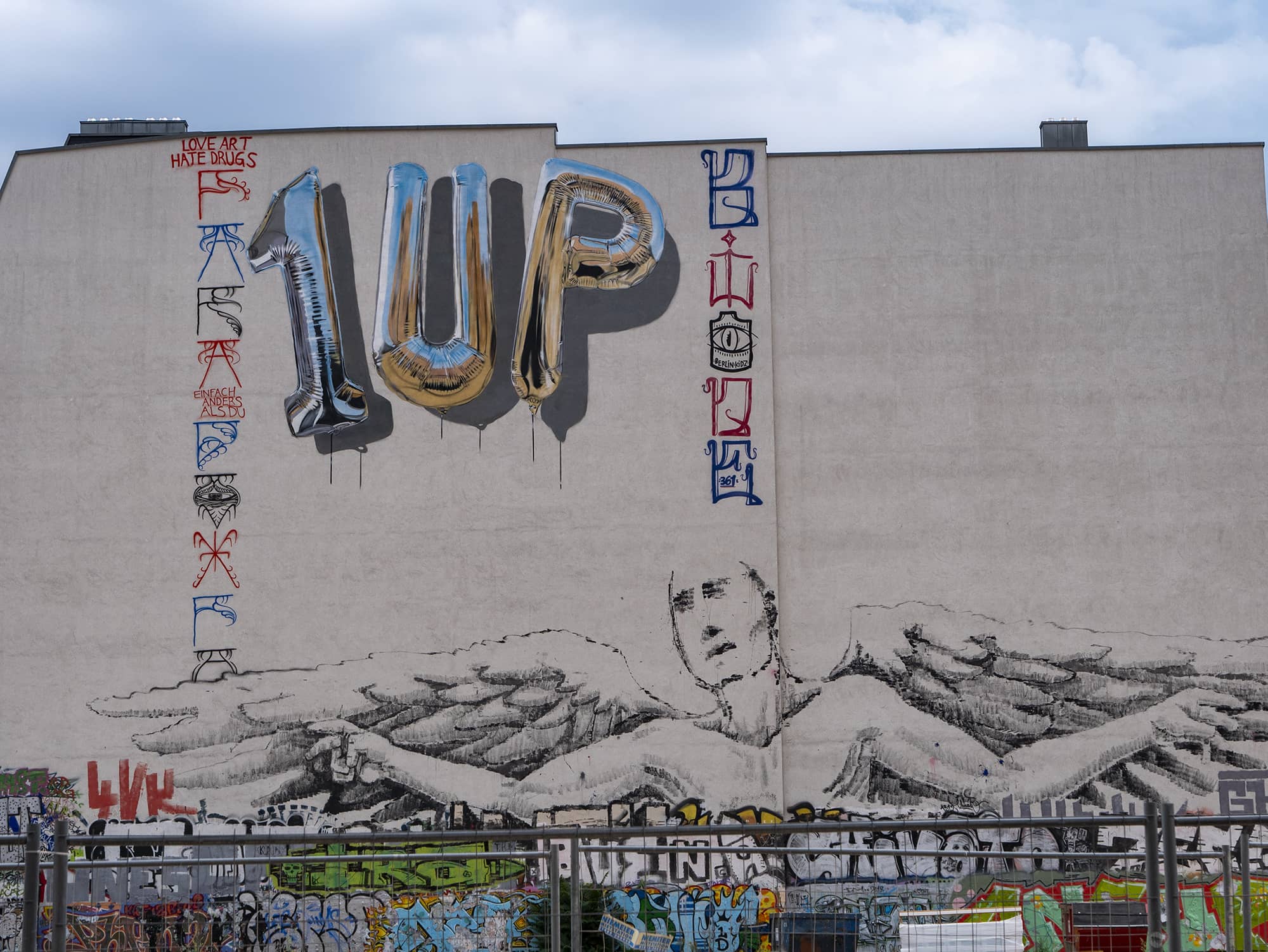 1UP streetart Berlin 1UP streetart Berlin